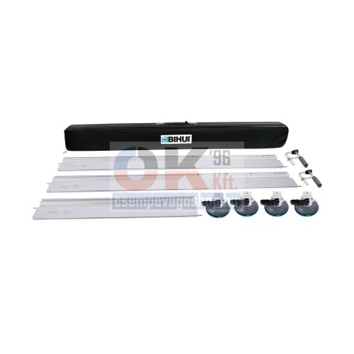 BIHUI Elektromos kerlitvágó körfűrészhez sín készlet, 2×1,4m+0,8m (bihlfrs5)