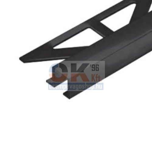 Durosol DPSAE 110 négyzetprofil matt fekete élvédő 11mm / 250cm (dpsae110sw250)