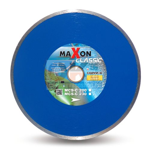 Diatech gyémánttárcsa MAXON CLASSIC 200x25,4mm (mcs200c)
