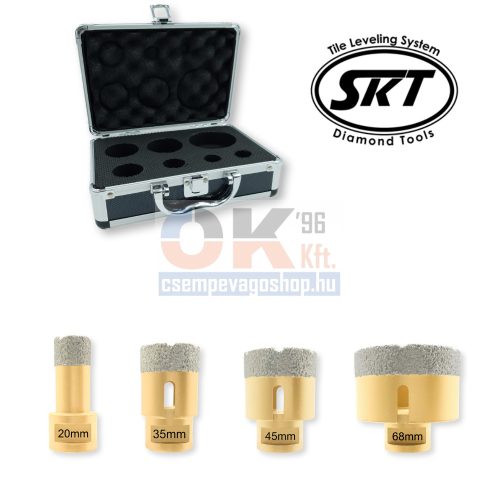 SKT 226 PRO gyémánt lyukfúró készlet 20-35-45-68 mm (skt226005)