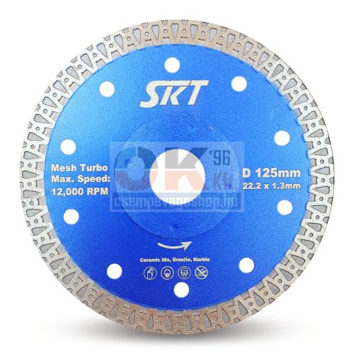 SKT PROFI vékony gyémánttárcsa száraz vágáshoz   115×22,2×1,3×10mm (skt526115)