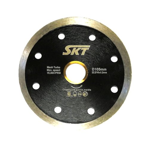 SKT 537 gyémánttárcsa száraz vágáshoz 105×22,2mm (skt537105)