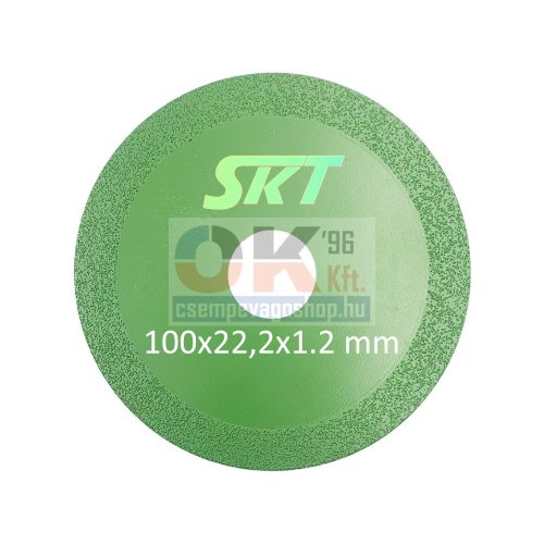 SKT 624 gyémánt üvegvágó tárcsa 100×22,2×1.2mm (skt624112)