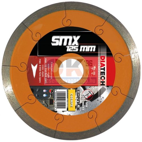 Diatech SMX gyémánttárcsa 125x22,2mm (smx125)